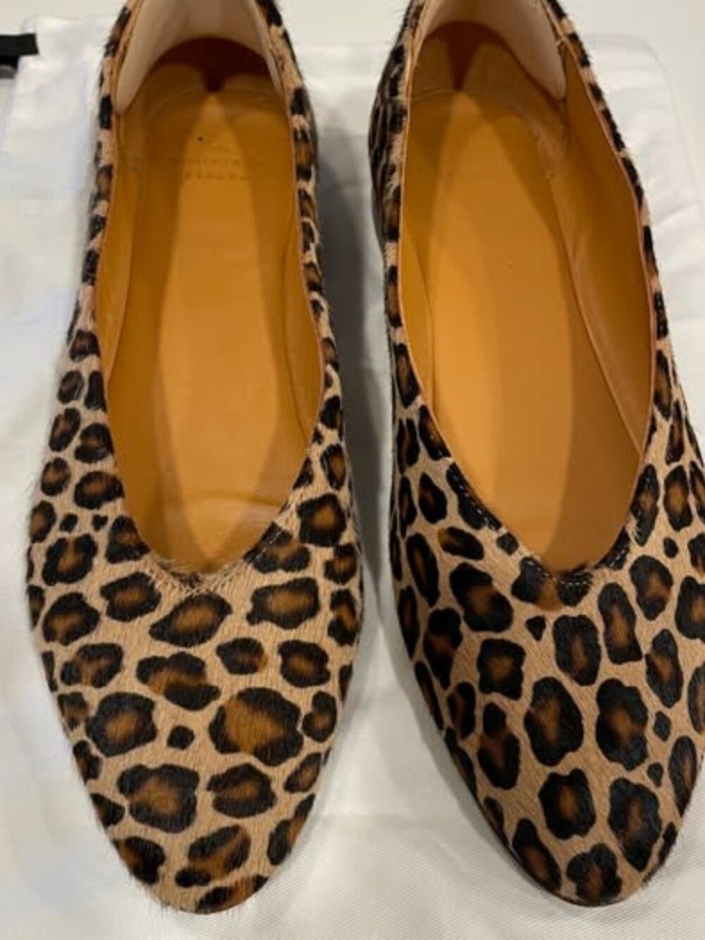 Sezane Matilda Low Ballerinas in Leopard